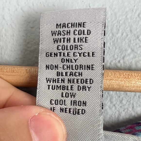 Catherines Women 4X Plus Cold Shoulder Maxi Dress Geometric Resort Vacation Boho - Picture 6 of 9